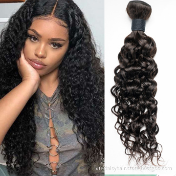 Lan-Daisy 100% Human Hair Bundles Spanish Curly Bundles 8-18 inch Indian Wholesale Bundles Bulk Remy Hair Extension
